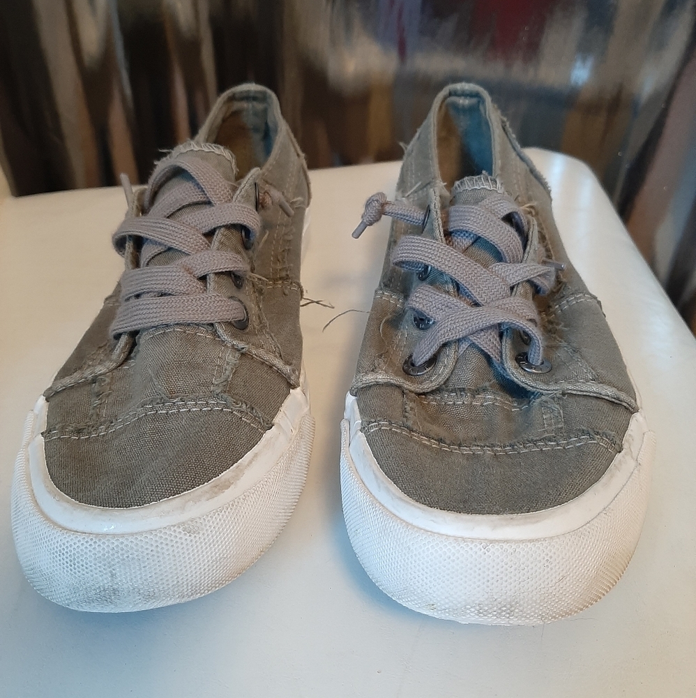 Blowfish Malibu Green Slip Ons